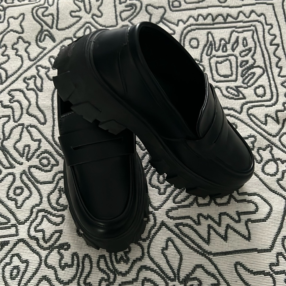 Block chunky loafers
